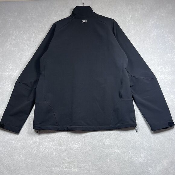 Adidas Track Jacket Mens Size XL Black Soft shell Formotion Nano-Tex Technology - Picture 11 of 16
